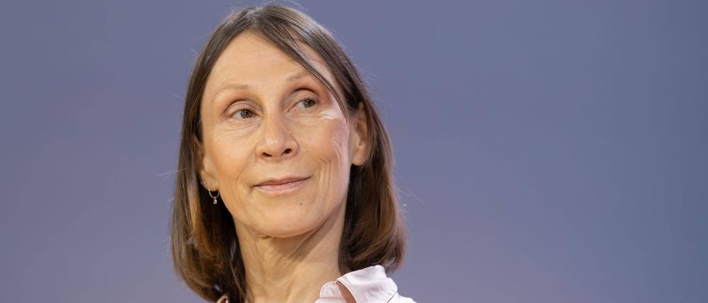 Martina Hefter dieses Jahr auf der Frankfurter Buchmesse. 