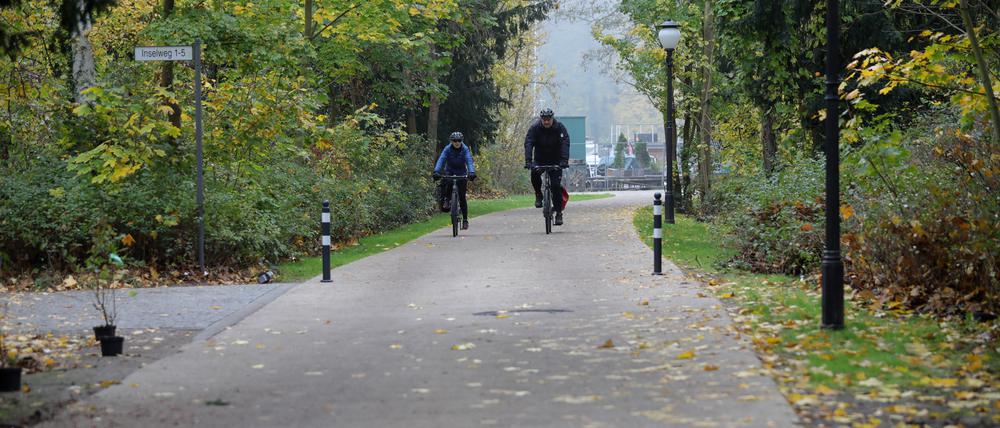 Eröffnung des zweiten Bauabschnittes des Kölle-Uferweges auf Hermannswerder.