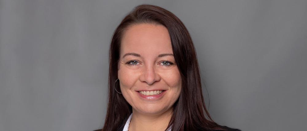 Janine Wolter, neue Stadträtin für Bildung, Kultur und Sport im Bezirksamt Neukölln.