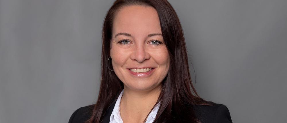 Janine Wolter, neue Stadträtin für Bildung, Kultur und Sport im Bezirksamt Neukölln.