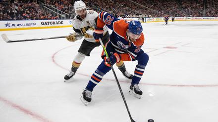 Leon Draisaitl blieb beim 2:4 gegen die Vegas Golden Knights ohne Scorerpunkt.