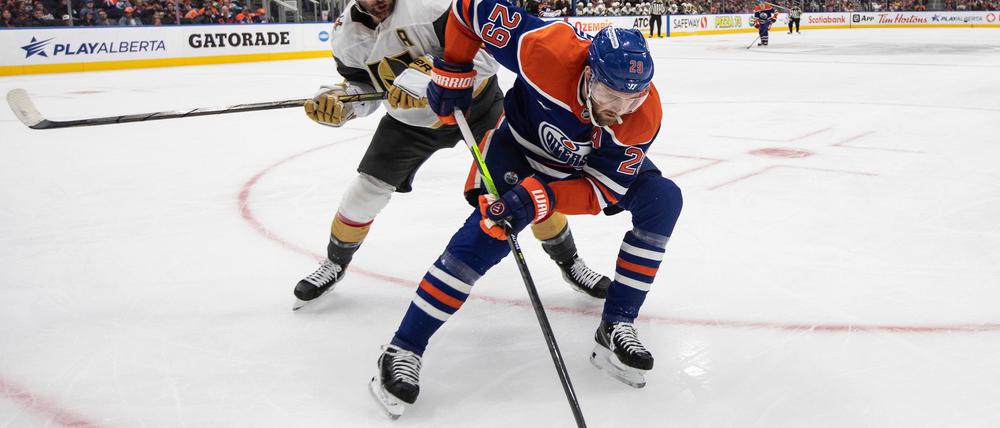 Leon Draisaitl blieb beim 2:4 gegen die Vegas Golden Knights ohne Scorerpunkt.