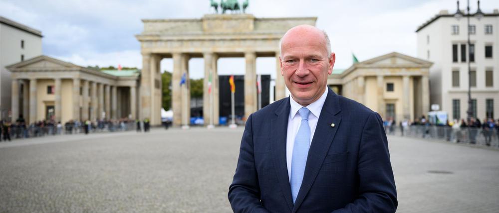 Berlin feiert den 35. Jahrestag des Mauerfalls. Kai Wegner spricht von einem Glückstag. (Archivbild)