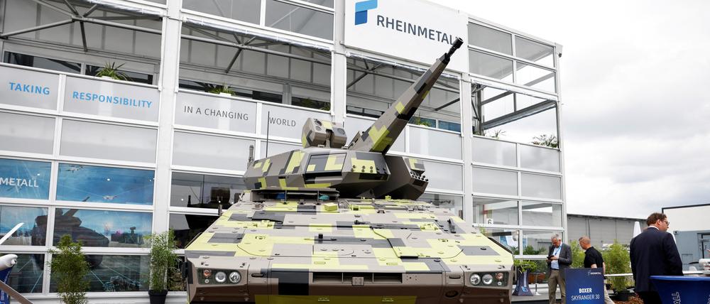 Rheinmetall: Der Rüstungskonzern profitiert von den weltweit gestiegenen Verteidigungsausgaben. 