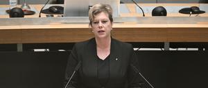 Cornelia Seibeld (CDU) ist Präsidentin des Abgeordnetenhauses von Berlin und steht wegen einer Gedenkrede in der Kritik. 