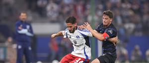Das Rückspiel in Berlin findet unter Flutlicht statt.