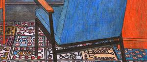 Andrea Pichls Zeichnung aus der Serie „Stasizentrale 1-30“.