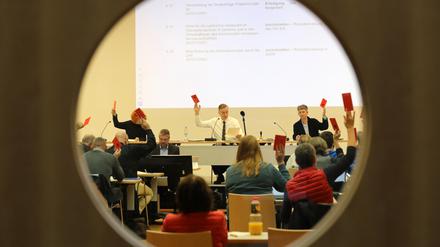 Blick in die Potsdamer Stadtverordnetenversammlung.