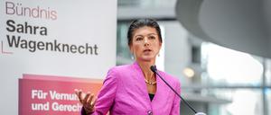 Die Gründerin und Co-Chefin des BSW: Sahra Wagenknecht.