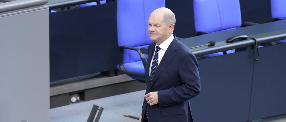 Sitzung des Deutschen Bundestags Sitzung des Deutschen Bundestags, Rede, Plenum, Regierungserklärung Bundeskanzler Olaf Scholz Berlin Berlin GER *** Session of the German Bundestag Session of the German Bundestag, Speech, Plenary, Government statement Federal Chancellor Olaf Scholz Berlin Berlin GER