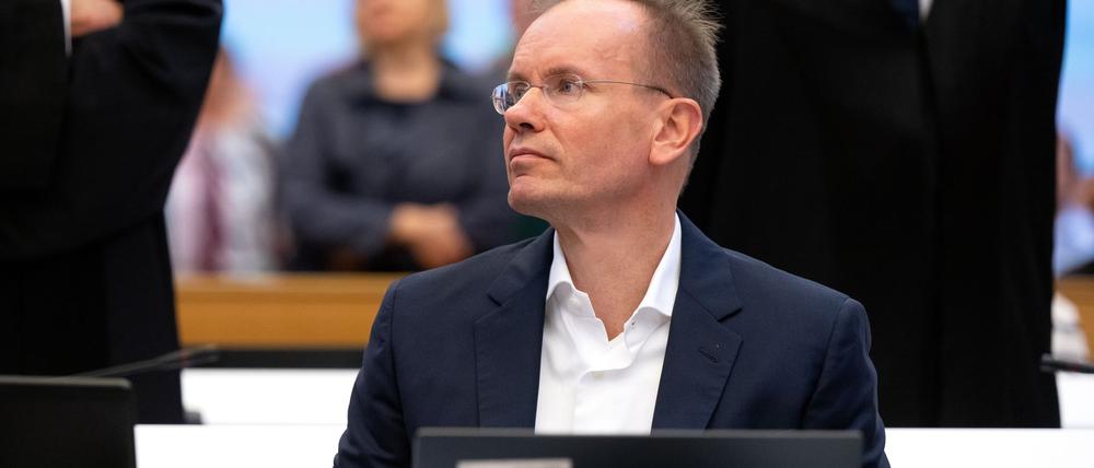 Der frühere Wirecard-Vorstandschef Markus Braun steht zusammen mit zwei weiteren ehemaligen Wirecard-Managern seit Dezember 2022 vor Gericht.