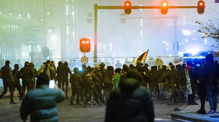Tumulte in Amsterdam
