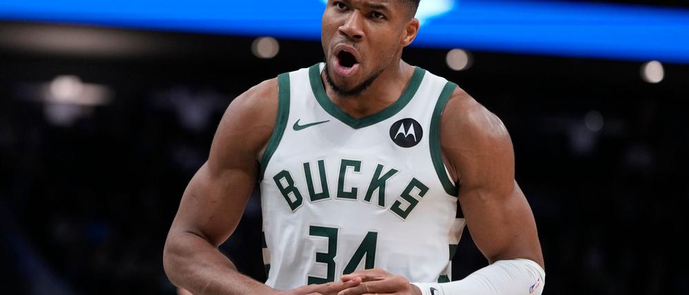 31 Punkte auf dem Weg zum Sieg: Giannis Antetokounmpo von den Milwaukee Bucks. 