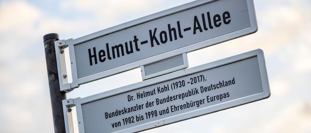 In Bonn ist längst eine Straße nach Helmut Kohl benannt, in Berlin noch nicht. (Archivbild)