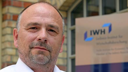 Reint E. Gropp, Präsident des Leibniz-Iinstituts für Wirtschaftsforschung Halle (IWH), sieht schlechte Chancen für Werke von Intel in Sachsen-Anhalt.