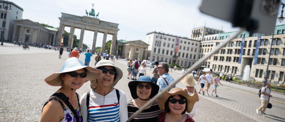 Bei Reisenden aus dem Ausland ist Berlin bislang deutlich beliebter als im Vorjahr. (Archivbild)