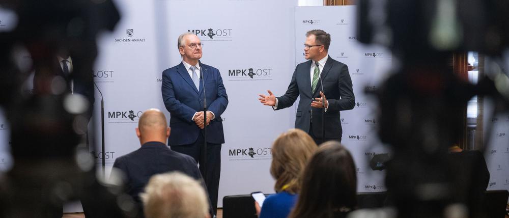 Ministerpräsident Haseloff und Ostbeauftragter Schneider: Wie weiter nach dem Aus der Ampel?