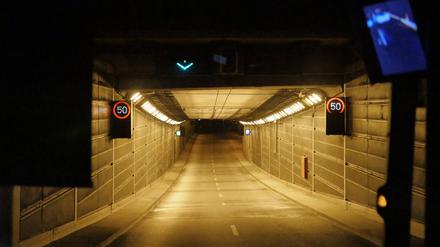 Der Tunnel Tiergarten Spreebogen bleibt südwärts erst einmal leer.