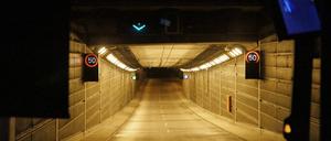 Der Tunnel Tiergarten Spreebogen bleibt südwärts erst einmal leer.