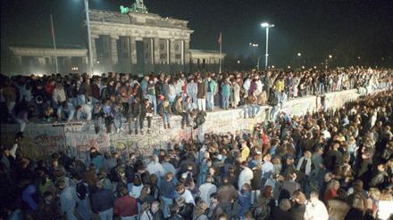 Vor 35 Jahren fiel die Mauer in Deutschland: Auch das Land Brandenburg erinnert bei einem Festakt in Frankfurt (Oder) an die Courage vieler Bürger der DDR. (Archivbild) 