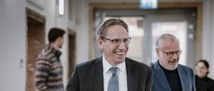 Joerg Kukies (SPD), Bundesminister der Finanzen, bei seinem Amtsantritt im Bundesministerium der Finanzen