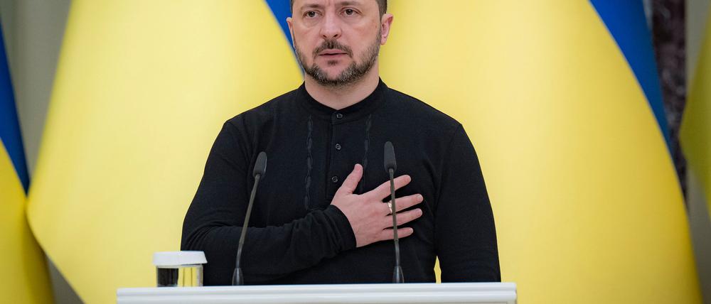 Selenskyj beschwört Europas Stabilität.