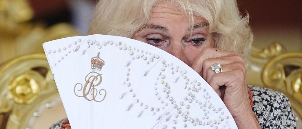 Die britische Königin Camilla leidet an einer saisonalen Atemwegsinfektion. (Archivbild)