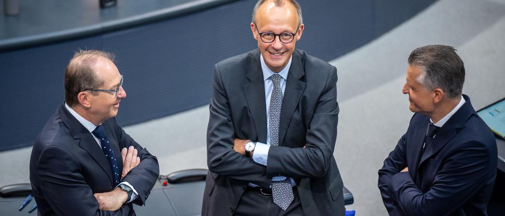 Unionspolitiker im Bundestag