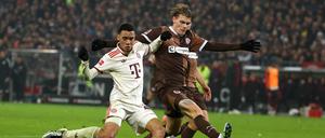 Jamal Musiala sorgte für den einzigen Treffer des FC Bayern auf St. Pauli.