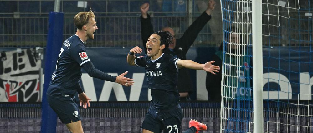 Koji Miyoshi (r.) erzielte spät den Ausgleich für den VfL Bochum.