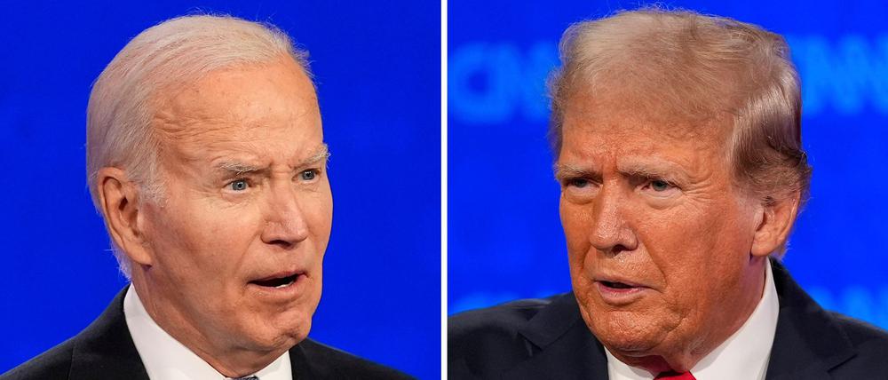 Die beiden Ex-Kontrahenten Biden und Trump treffen sich kommende Woche im Weißen Haus. (Archivbild)