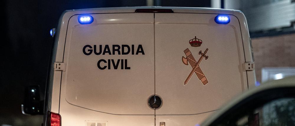 Fahrzeug der spanischen Polizeieinheit Guardia Civil. (Archivbild)