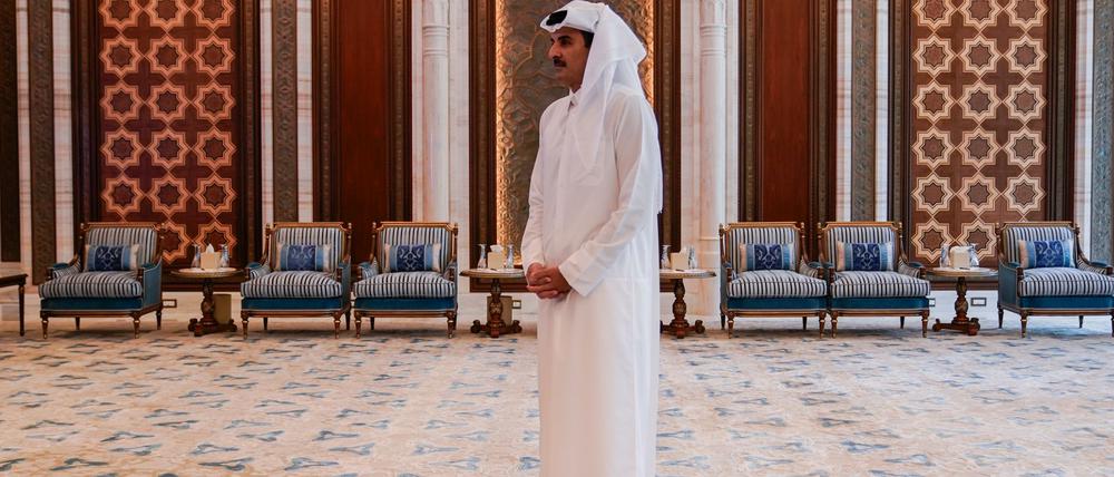 Katars Emir Tamim bin Hamad Al Thani trieb die Gaza-Gespräche entscheidend mit voran.