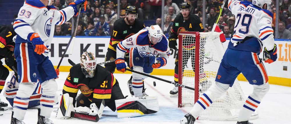 Leon Draisaitl brachte Edmonton in Vancouver in Führung.