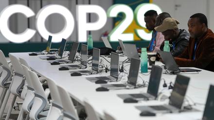 Zumindest technisch bereit für die Klimakonferenz: das Tagungsgelände in Baku.