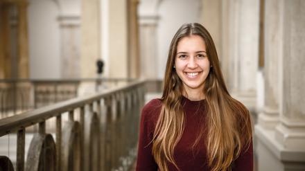 Klara Schedlich von den Grünen ist die jüngste Abgeordnete im Berliner Landesparlament.