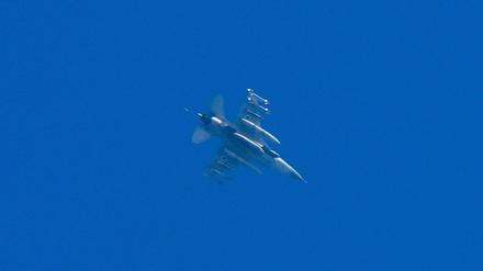 Ein israelischer Kampfjet im Norden Israels. (Archivbild)