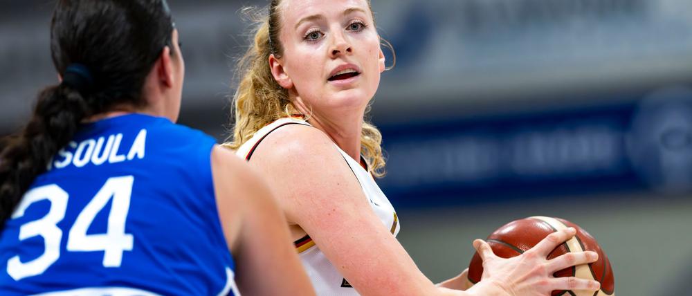 Marie Gülich schaffte gegen Tschechien wieder ein Double-Double.