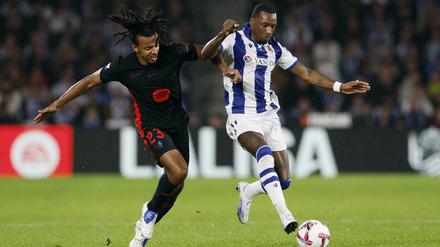 Sheraldo Becker (r.) traf erstmals in dieser Saison für San Sebastian. Es war der Siegtreffer zum 1:0 gegen Barcelona.