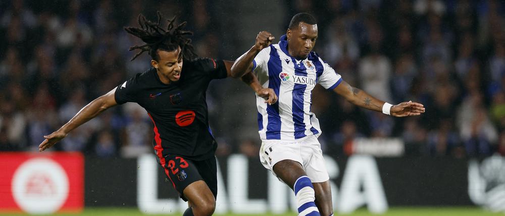 Sheraldo Becker (r.) traf erstmals in dieser Saison für San Sebastian. Es war der Siegtreffer zum 1:0 gegen Barcelona.