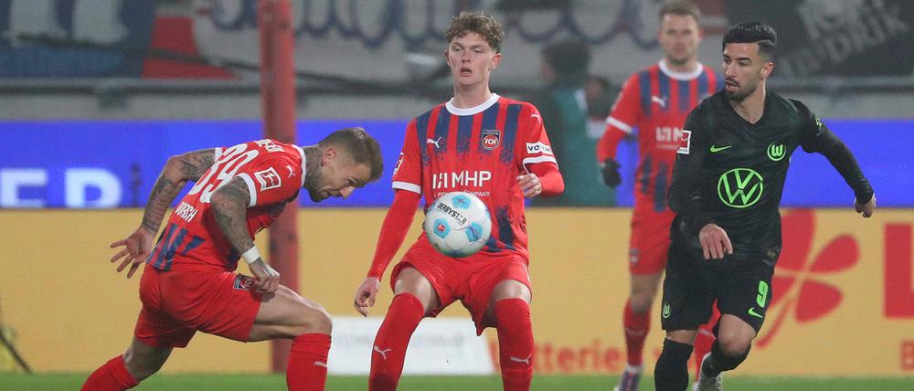 Großer Erstliga-Fußball am Sonntagabend zwischen Heidenheim und Wolfsburg.