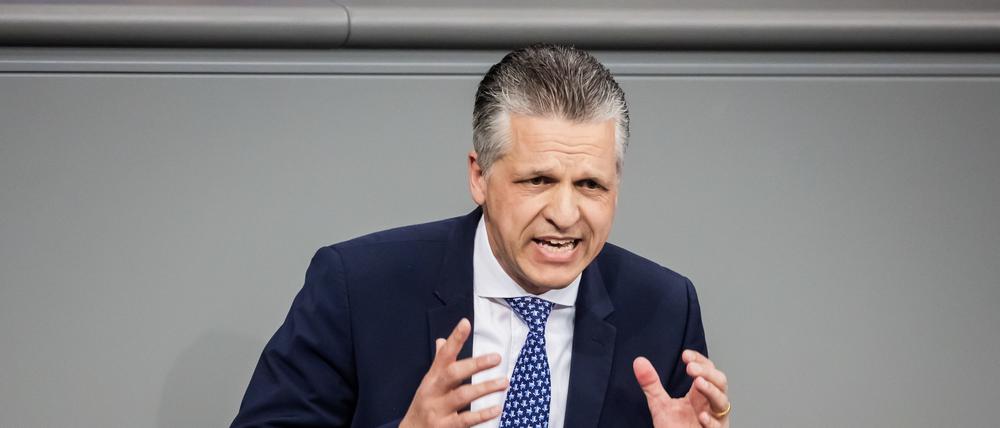 Der Parlamentarischer Geschäftsführer der CDU/CSU-Bundestagsfraktion Thorsten Frei.