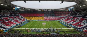 So sah es am Sonntag beim Spiel der Carolina Panthers gegen die New York Giants im Münchner Stadion aus.