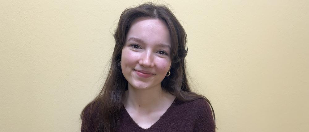 Annika K. arbeitet im zweiten Lehrjahr.