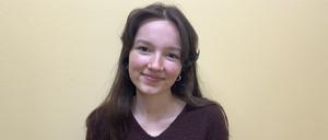 Annika K. arbeitet im zweiten Lehrjahr.