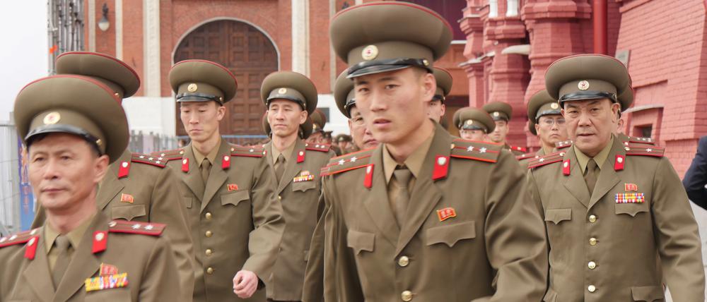 Nordkoreanische Soldaten in Pjöngjang (Archivbild).