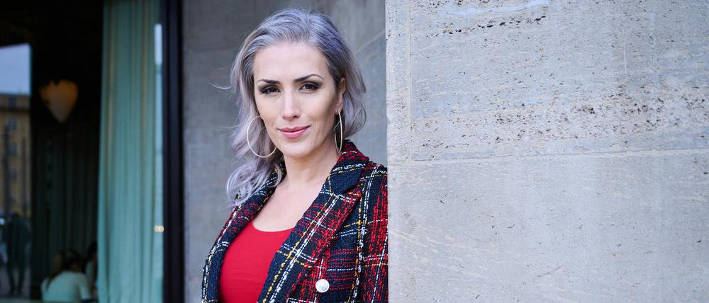 Schauspielerin Hayal Kaya während eines Portrait-Shoootings in Berlin Mitte.