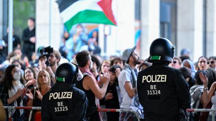 Verfassungsschutz warnt vor Aktivitäten pro-palästinensischer Gruppe. (Archivbild)
