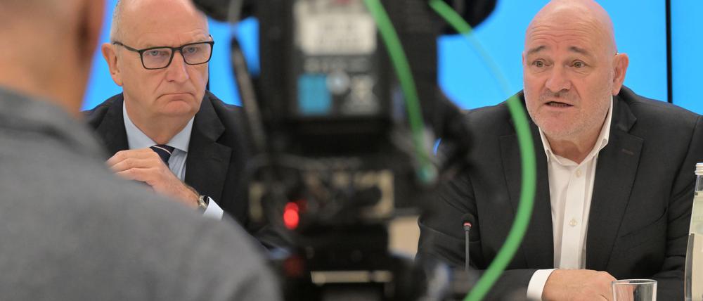 SPD und BSW setzen in Brandenburg ihre Koalitionsverhandlungen fort (Archivbild).