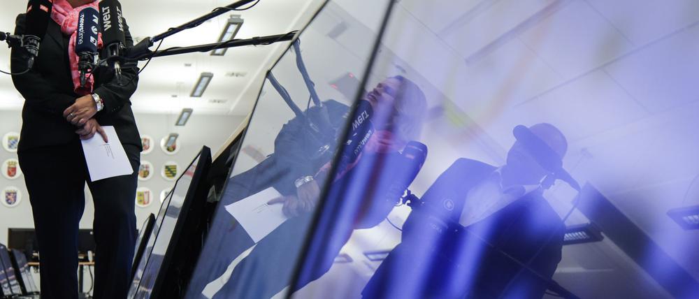 24 islamistische Anschläge seien in den vergangenen 20 Jahren verhindert worden, sagt Bundesinnenministerin Nancy Faeser.